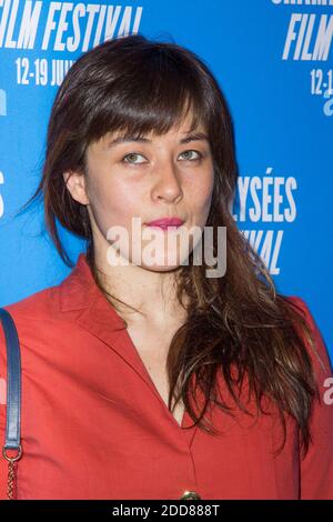 Mylène Jampanoi arrive à la cérémonie de clôture du 7e Festival du film des champs Elysées au cinéma Publicis le 19 juin 2018 à Paris, France. Photo de Nasser Berzane/ABACAPRESS.COM Banque D'Images