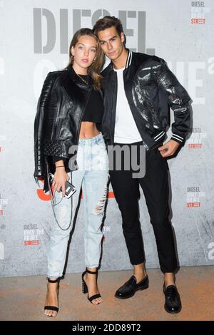 Priscilla Mezzadri, Corentin Huard assiste au party de RUE « Only the brave » AU Palais de Tokyo, à Paris, en France, le 07 septembre 2018. Photo de Nasser Berzane/ABACAPRESS.COM. Banque D'Images