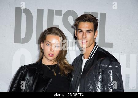 Priscilla Mezzadri, Corentin Huard assiste au party de RUE « Only the brave » AU Palais de Tokyo, à Paris, en France, le 07 septembre 2018. Photo de Nasser Berzane/ABACAPRESS.COM. Banque D'Images