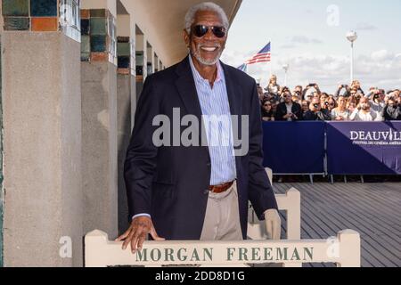 Morgan Freeman assiste à un photocall lors du 44e Festival américain du film de Deauville à Deauville, France, le 7 septembre 2018. Photo de Julien Reynaud/APS-Medias/ABACAPRESS.COM Banque D'Images