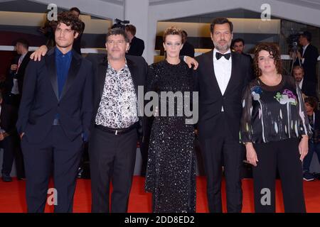 Noemie Lvovsky, Laurent Lafitte, Céline Sallette, Pierre Schoeller et Louis Garrel participant à la première d'un Peuple et son Roi dans le cadre du 75e Festival International du film de Venise (Mostra) à Venise, Italie, le 07 septembre 2018. Photo d'Aurore Marechal/ABACAPRESS.COM Banque D'Images