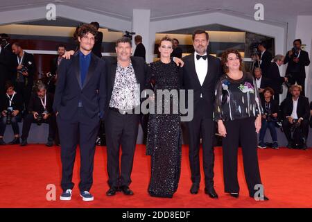 Noemie Lvovsky, Laurent Lafitte, Céline Sallette, Pierre Schoeller et Louis Garrel participant à la première d'un Peuple et son Roi dans le cadre du 75e Festival International du film de Venise (Mostra) à Venise, Italie, le 07 septembre 2018. Photo d'Aurore Marechal/ABACAPRESS.COM Banque D'Images