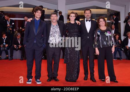 Noemie Lvovsky, Laurent Lafitte, Céline Sallette, Pierre Schoeller et Louis Garrel participant à la première d'un Peuple et son Roi dans le cadre du 75e Festival International du film de Venise (Mostra) à Venise, Italie, le 07 septembre 2018. Photo d'Aurore Marechal/ABACAPRESS.COM Banque D'Images