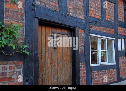 Numéro 50,Church Street,Great Budworth,maison traditionnelle en bois encadré,Gt Budworth,Northwich,Cheshire,Angleterre,Royaume-Uni, Banque D'Images