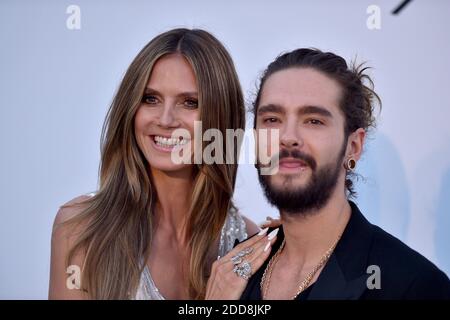 Photo du dossier - Heidi Klum et Tom Kaulitz assistent au Gala amfAR 2018 le 17 mai 2018 à Cap d'Antibes, France. Le modèle et ancien hôte de Project Runway, 46 ans, et Kaulitz, guitariste de 29 ans du groupe allemand Tokio Hotel, ont échangé leurs vœux en février, selon de nombreux rapports. Photo de Lionel Hahn/ABACAPRESS.COM Banque D'Images