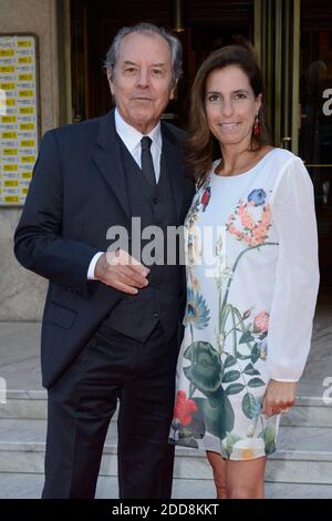 Christian Morin et sa femme assistant au 24e Gala d'Amnesty International au Théâtre des champs Elysées a Paris, France le 21 juin 2018. Photo d'Aurore Marechal/ABACAPRESS.COM Banque D'Images