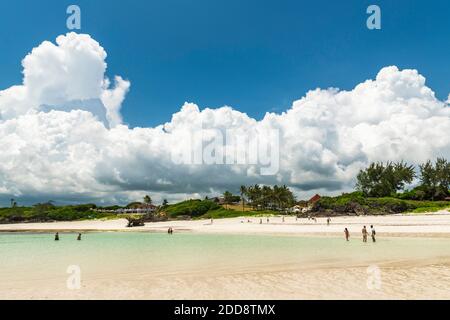 Plage de la baie de Watamu, Watamu, comté de Kilifi, Kenya Banque D'Images