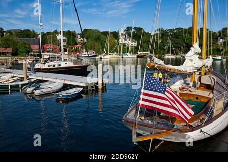 Harbour, Rockport, Maine, États-Unis Banque D'Images