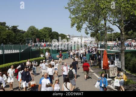 Illustration de l'Open de tennis français 2018, au stade Roland-Garros, Paris, France, le 27 mai 2018. Photo de Henri Szwarc/ABACAPRESS.COM Banque D'Images