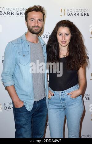 Amaury de Crayentour et Baya Rehaz assistent à la première du film les Chatouilles au Cinéma Pulicis a Paris, France le 17 septembre 2018. Photo d'Aurore Marechal/ABACAPRESS.COM Banque D'Images