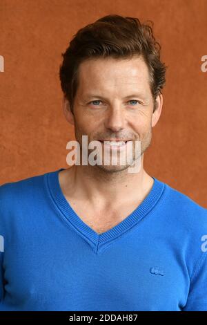 L'acteur Jamie Bamber participe à l'Open de France 2018 - cinquième jour à Roland Garros le 31 mai 2018 à Paris, France. Photo de Laurent Zabulon/ABACAPRESS.COM Banque D'Images