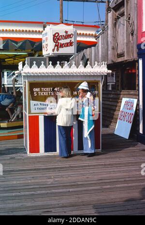 Hunt's Casino Arcade, Wildwood, New Jersey, Etats-Unis, John Margolies Roadside America Photograph Archive, 1978 Banque D'Images