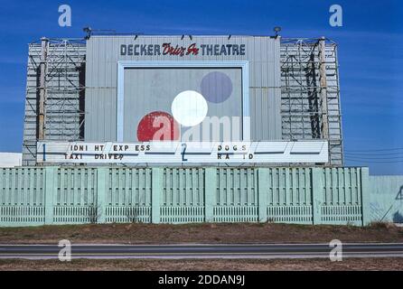 Decker Drive-In, Baytown, Texas, États-Unis, John Margolies Roadside America Photograph Archive, 1979 Banque D'Images