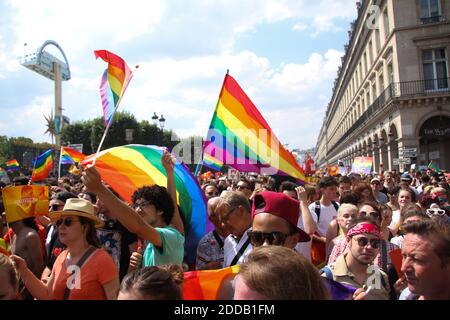 Gay Pride Parade à Paris, France, le 30 juin 2018. Photo de Quentin de Groeve/ABACAPRESS.COM Banque D'Images