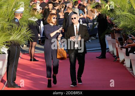 Ian Hirt et Kate Dickie lors de la cérémonie d'ouverture de la 29e édition du Festival du film de Dinard, le 27 septembre 2018 à Dinard, en France. Photo de Thibaud MORITZ ABACAPRESS.COM Banque D'Images