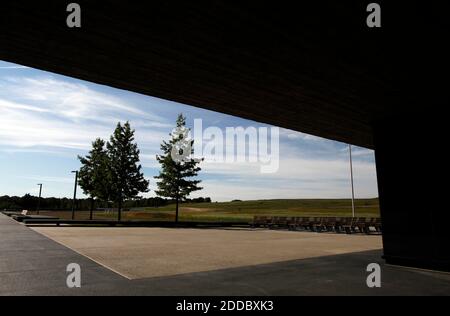 PAS DE FILM, PAS DE VIDÉO, PAS de télévision, PAS DE DOCUMENTAIRE - l'entrée du Mémorial national du vol 93, au sol sacré du site de l'accident du vol 93 et le monument commémoratif nouvellement achevé à Shanksville, Pennsylvanie, États-Unis, est vu le vendredi après-midi, le 12 août 2011. Le mémorial sera ouvert au public le 10 septembre. Photo de Laurence Kesterson/Philadelphia Inquirer/MCT/ABACAPRESS.COM Banque D'Images