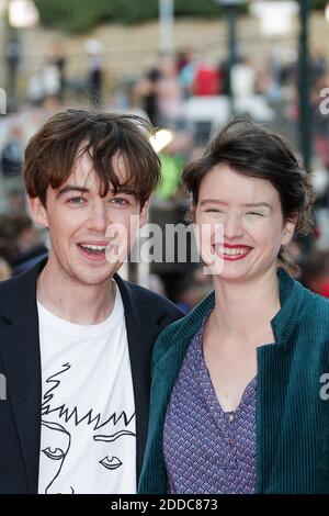 Alex Lawther et Pauline Etienne lors de la 29e édition du Dinard film Festival le 29 septembre 2018 à Dinard, France. Photo de Thibaud MORITZ ABACAPRESS.COM Banque D'Images