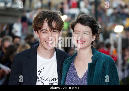 Alex Lawther et Pauline Etienne lors de la 29e édition du Dinard film Festival le 29 septembre 2018 à Dinard, France. Photo de Thibaud MORITZ ABACAPRESS.COM Banque D'Images