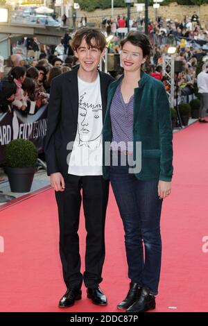 Alex Lawther et Pauline Etienne lors de la 29e édition du Dinard film Festival le 29 septembre 2018 à Dinard, France. Photo de Thibaud MORITZ ABACAPRESS.COM Banque D'Images