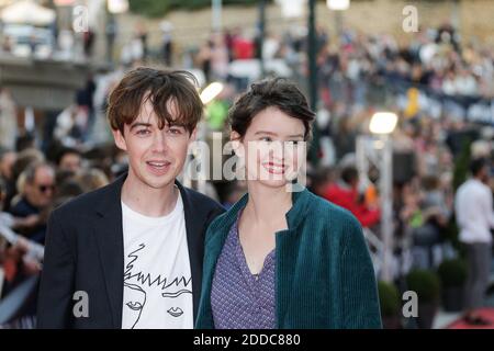 Alex Lawther et Pauline Etienne lors de la 29e édition du Dinard film Festival le 29 septembre 2018 à Dinard, France. Photo de Thibaud MORITZ ABACAPRESS.COM Banque D'Images