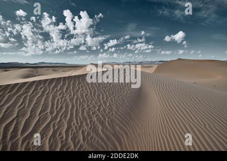 Paysage des dunes de Cadix au désert de Mojave, Californie du Sud, États-Unis Banque D'Images