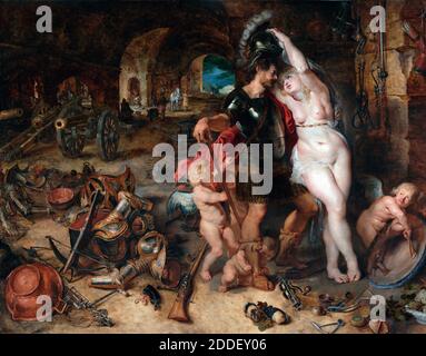 Le retour de la guerre : Mars désarmé par Vénus - Peter Paul Rubens, vers 1610 Banque D'Images
