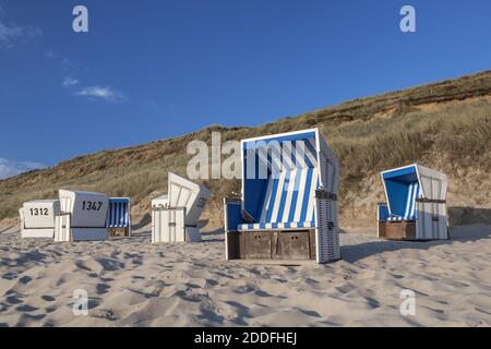 Géographie / Voyage, Allemagne, Schleswig-Holstein, isle Sylt, à la plage en face de Wenningstedt, Sylt, Additional-Rights-Clearance-Info-not-available Banque D'Images