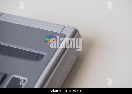 Console portable rétro SNES Classic Edition – Super Nintendo Entertainment Système Banque D'Images