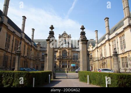 Merton College d'Oxford, qui fait partie de l'Université d'Oxford au Royaume-Uni, a été adopté le 15 septembre 2020 Banque D'Images