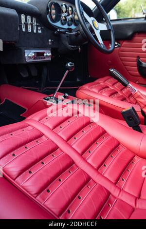 1972 Dino 246 GT Ferrari aux Concours de Londres Banque D'Images