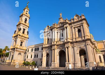 Basilique Sanctuaire de la Sainte Vierge du Saint Rosaire De Pompéi Italie Banque D'Images