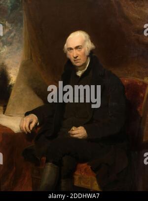 Portrait de James Watt (1736-1819), 1813, sir Thomas Lawrence Banque D'Images