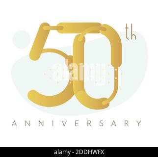 Logo anniversaire 50 ans en format EPS 10 Illustration de Vecteur