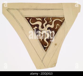 Les douze signes du zodiaque, diagramme à crayons montrant la position de chaque dessin dans la tracerie artiste : Philip Speakman Webb (d.1915), les 12 signes du zodiaque, dessins pour vitraux pour une lumière circulaire de la trasery., fenêtre, mouvement d'art, pré-Raphaelite, Arts appliqués, Arts et métiers, Aquarelle, vitraux, Architecture, Design, oeuvres sur papier, Astrologie Banque D'Images