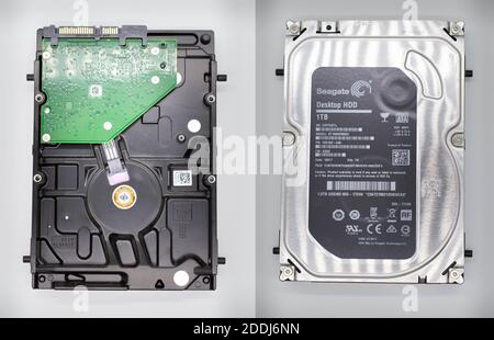 Disque dur interne d'Apple iMac Banque D'Images