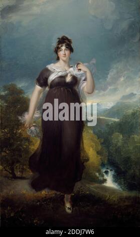 Portrait d'Elizabeth, Marchionne Conyngham, 1801-02 Sir Thomas Lawrence, peinture à l'huile, géorgien, Portrait, Femme, pleine longueur Banque D'Images