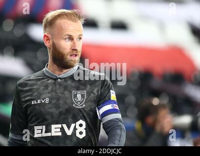 Liberty Stadium, Swansea, Glamorgan, Royaume-Uni. 25 novembre 2020. Championnat d'Angleterre de football, Swansea City contre Sheffield mercredi; Barry Bannan de Sheffield mercredi crédit: Action plus Sports/Alamy Live News Banque D'Images