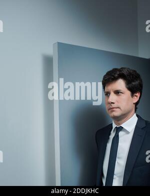 Le ministre français du logement Julien Denormandie pose pour des photos à Paris, en France, le 22 septembre 2019. Photo par Eliot Blondt/ABACAPRESS.COM Banque D'Images