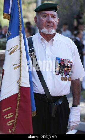 Cérémonie marquant le 75e anniversaire des débarquements alliés en Provence pendant la Seconde Guerre mondiale, à Saint-Raphaël, dans le sud-est de la France, le 15 août 2019. Photo Patrick Aventurier/ABACAPRESS.COM Banque D'Images