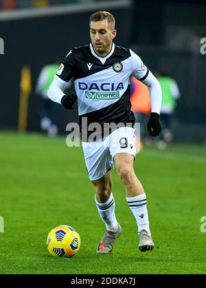 Udine, Italie. 25 novembre 2020. Gerard Deulofeu (Udinese) pendant Udinese Calcio contre ACF Fiorentina, match de football italien Coppa Italia à udine, Italie, novembre 25 2020 crédit: Agence de photo indépendante/Alay Live News Banque D'Images