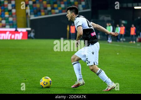 Udine, Italie. 25 novembre 2020. Fernando Forestieri (Udinese) pendant Udinese Calcio contre ACF Fiorentina, match de football italien Coppa Italia à udine, Italie, novembre 25 2020 crédit: Agence de photo indépendante/Alamy Live News Banque D'Images