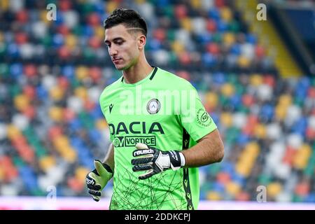 Udine, Italie. udine 2020, Italie, Friuli - stade Dacia Arena, 25 novembre 2020, Juan Musso (Udinese) pendant Udinese Calcio vs ACF Fiorentina - football italien Coppa Italia Match - Credit: LM/Ettore Griffoni Credit: Ettore Griffoni/LPS/ZUMA Wire/Alay Live News Banque D'Images