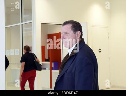 Pierre Botton a jugé pour abus de biens au tribunal de Paris, France, le 12 juillet 2019. Pour avoir déversé des dons à l'association contre la récidive qu'il a fondée. L'homme d'affaires Pierre Botton au tribunal pour violation de la confiance, fraude, abus de biens d'entreprise, contrefaçon et usage de faux et de blanchiment. Photo de Patrice Pierrot/avenir Pictures/ABACAPRESS.COM Banque D'Images