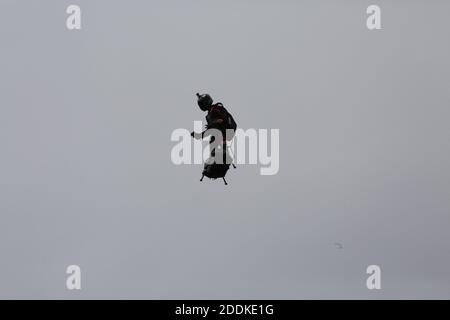 Présentation de l'AIR FLIGHTBOARD lors de la Parade annuelle du 14 juillet, Paris, France, le 14 juillet 2019. Photo de Henri Szwarc/ABACAPRESS.COM Banque D'Images