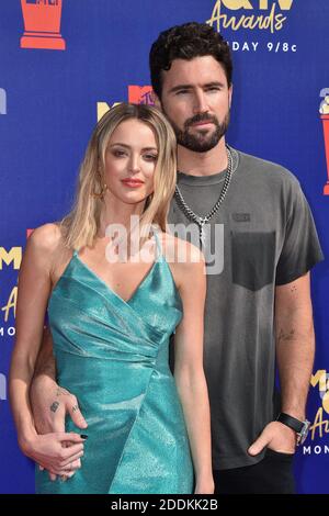 Photo du dossier datée du 15 juin 2019 de Kaitlynn carter Jenner, Brody Jenner assister aux MTV Movie and TV Awards 2019 à Barker Hangar à Santa Monica, CA, États-Unis. Miley Cyrus et Liam Hemsworth ont annoncé la rupture de leur longue relation, mais bref mariage, dans les pages du magazine People. Il y a quelques jours, Cyrus a été vu se lisser avec quelqu'un d'autre que son hubby. Dans un cas de sortie de Liam à gauche, Kaitlynn carter est apparu comme la plus récente flamme de Cyrus après que les deux ont été repérés embrassant pendant leurs vacances en Italie. Photo de Lionel Hahn/ABACAPRESS.COM Banque D'Images