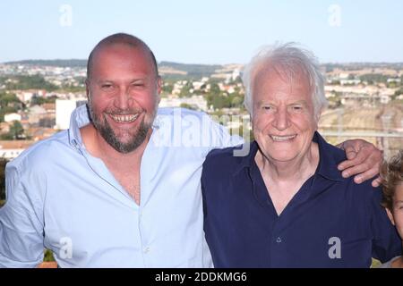 François Damiens et André Dussollier posent au Fourmi Photocall dans le cadre du 12ème Festival du film d'Angoulême, en France, le 22 août 2019. Photo de Jerome Domine/ABACAPRESS.COM Banque D'Images