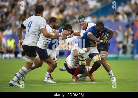 Camara Yacouba lors du match international de rugby à XV entre la France et l'Italie au Stade de France à Saint-Denis, au nord de Paris, le 30 août 2019. La France a gagné 47-19. Photo par Eliot Blondt/ABACAPRESS.COM Banque D'Images