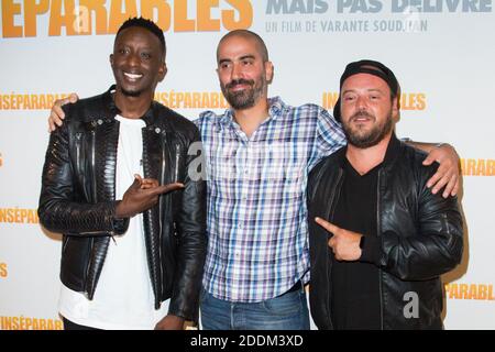 Ahmed Sylla, Varante Soudjian et Alban Ivanov participent à la première du film "inséparables" de Paris à l'UGC Cine cite Bercy le 02 septembre 2019 à Paris, France. Photo de Nasser Berzane/ABACAPRESS.COM Banque D'Images