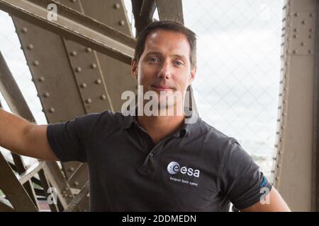 Spaceman Thomas Pesquet lors de la conférence de presse d'Aviation sans frontières à Paris le 16 janvier 2019. Photo de Nasser Berzane/ABACAPRESS.COM Banque D'Images