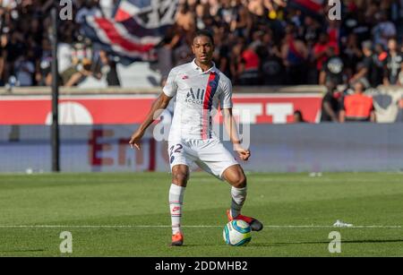 Abdou DIALLO (PSG) en action lors du match de football de la Ligue 1 Conforama Paris Saint-Germain / RC Strasbourg au Parc des Princes Stadium le 14 septembre 2019 à Paris, France. PSG a gagné 1-0. Photo de Loic Baratoux/ABACAPRESS.COM Banque D'Images